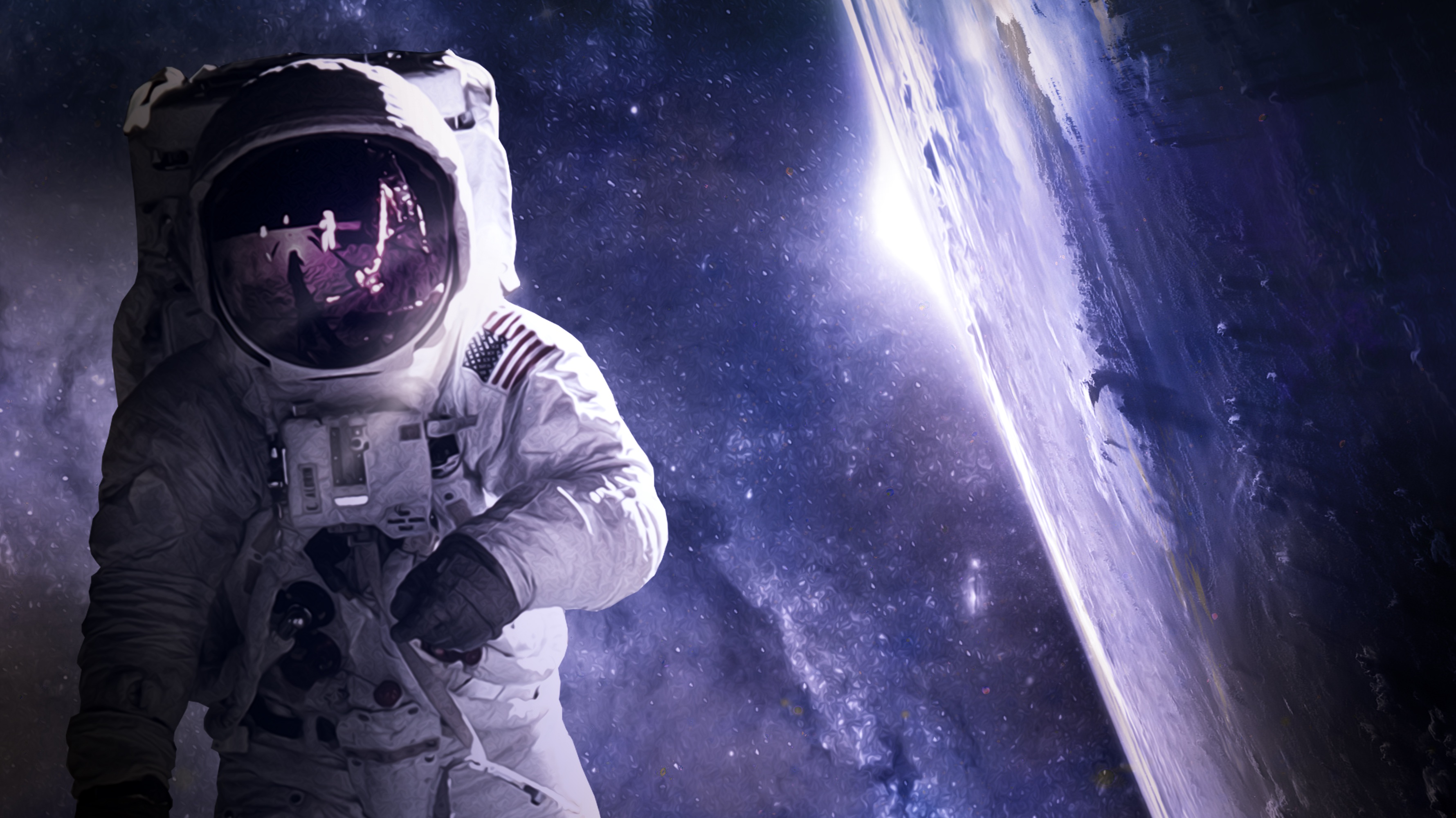 Astronaut Wallpaper 4k Plane Astronomy Usa Nasa
