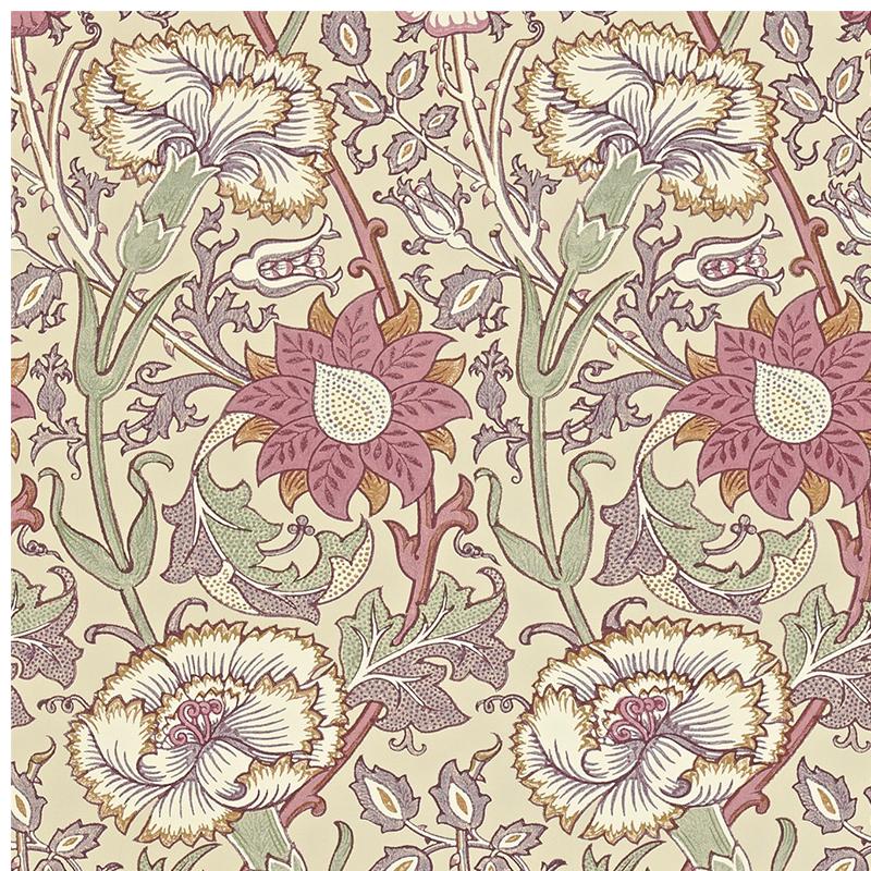 Morris And Co Pink Rose Darw212566 Manilla Wine Wallpaper From The
