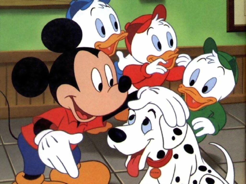 Mickey Mouse Huey Dewey Louie Donald Duck Uncle Scrooge Pluto