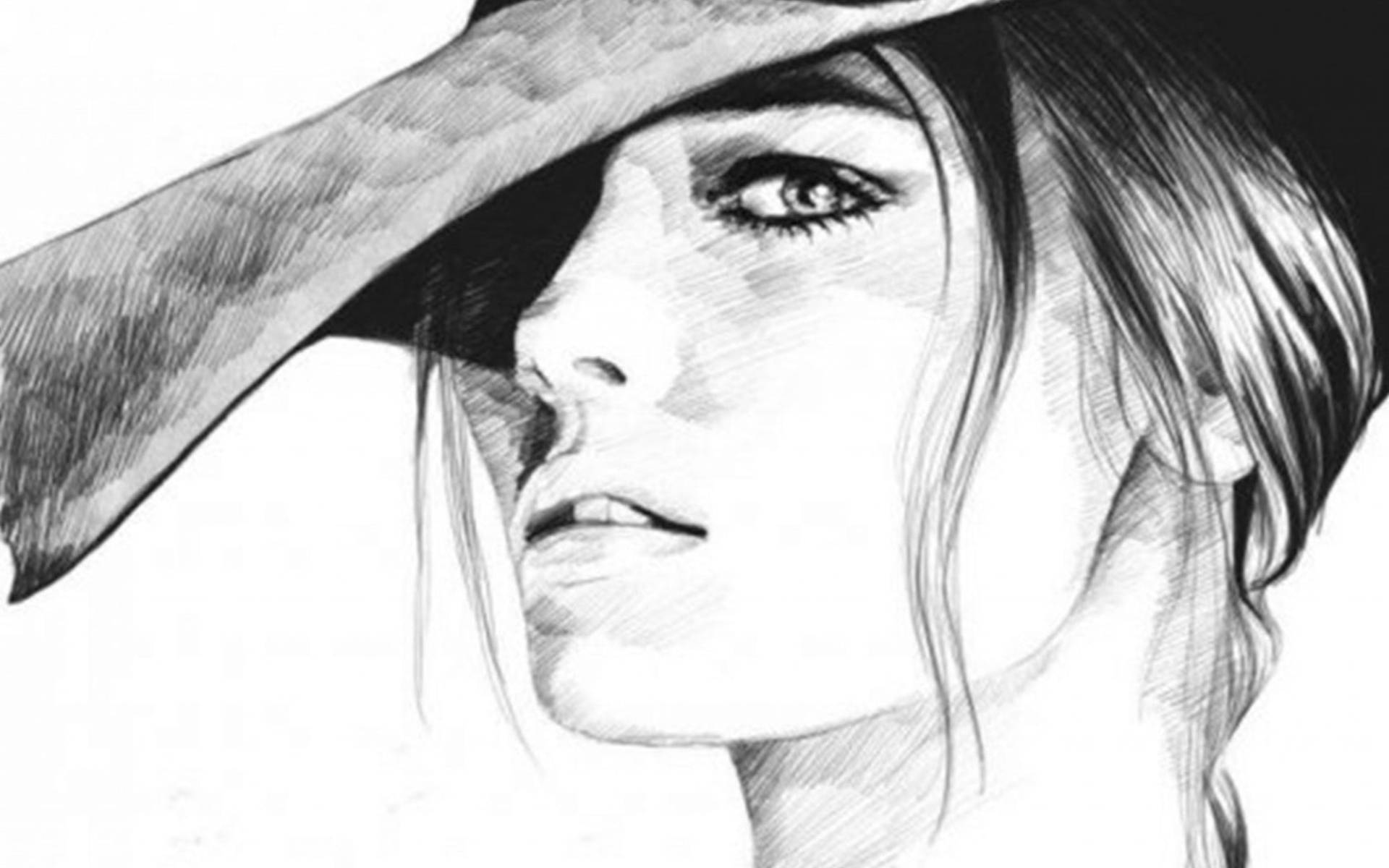 Pencil Drawing Background S Wallpaper