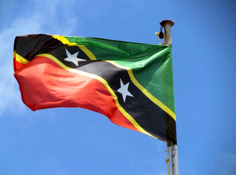 Graafix Flag Of Saint Kitts And Nevis