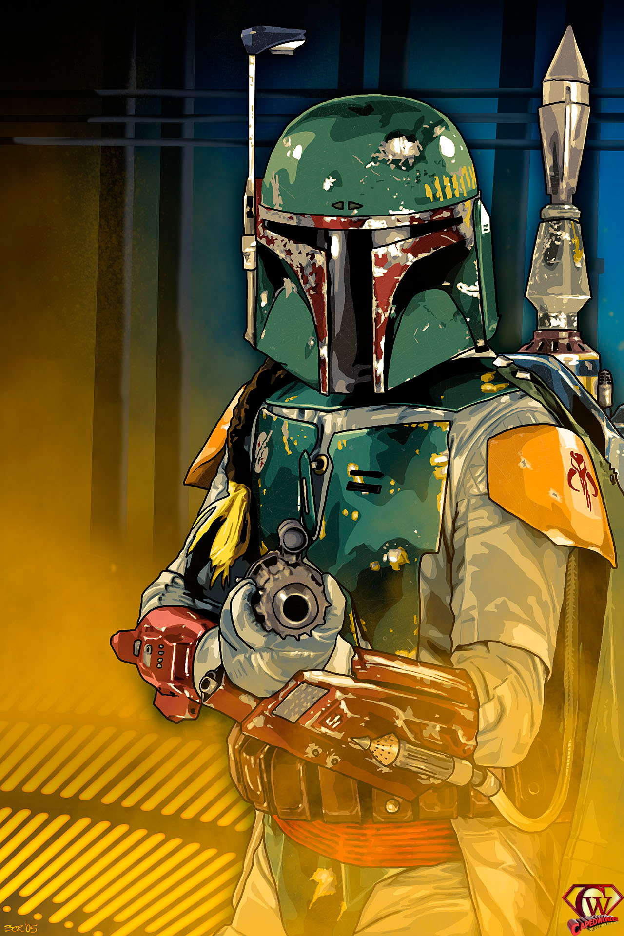 Star Wars Boba Fett iPhone Wallpaper Imagefiltr