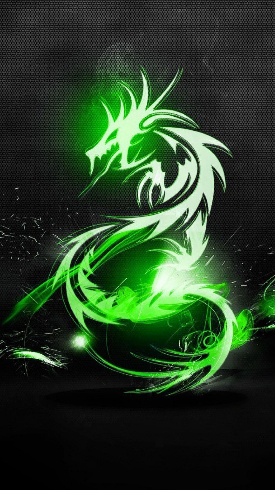 Green Dragons Wallpaper