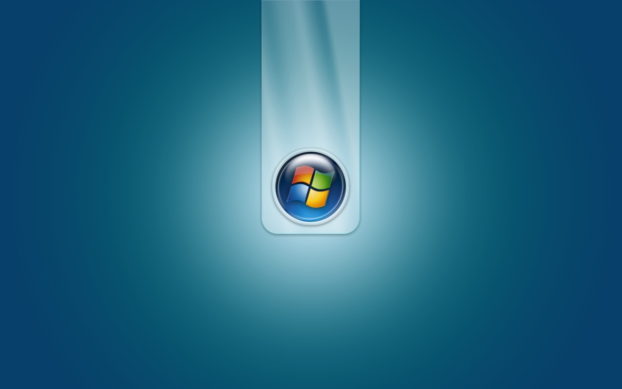 Windows Vista Wallpaper Donker Blauw