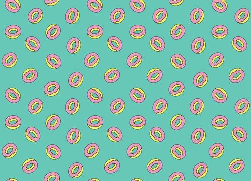 Donuts Phone Ipod Background Wallpaper Pattern Future