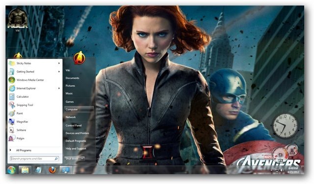 Windows Themes The Avengers Theme For Movie