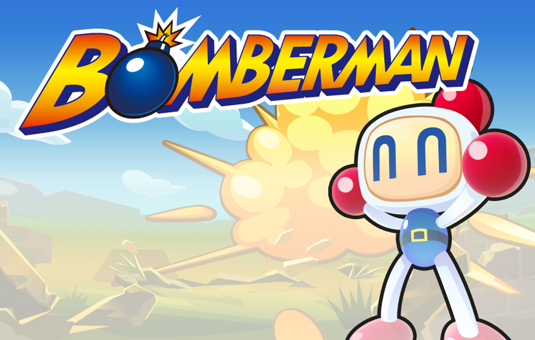 Bomberman Box Front Fanart Background