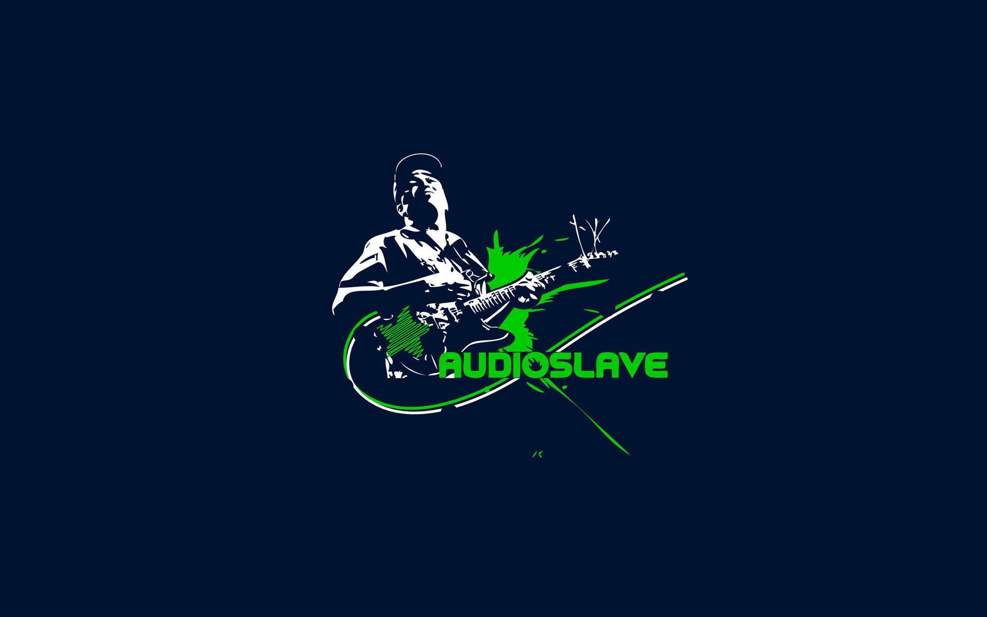Audioslave Blue Bands Groups Guitar Men Males Musician