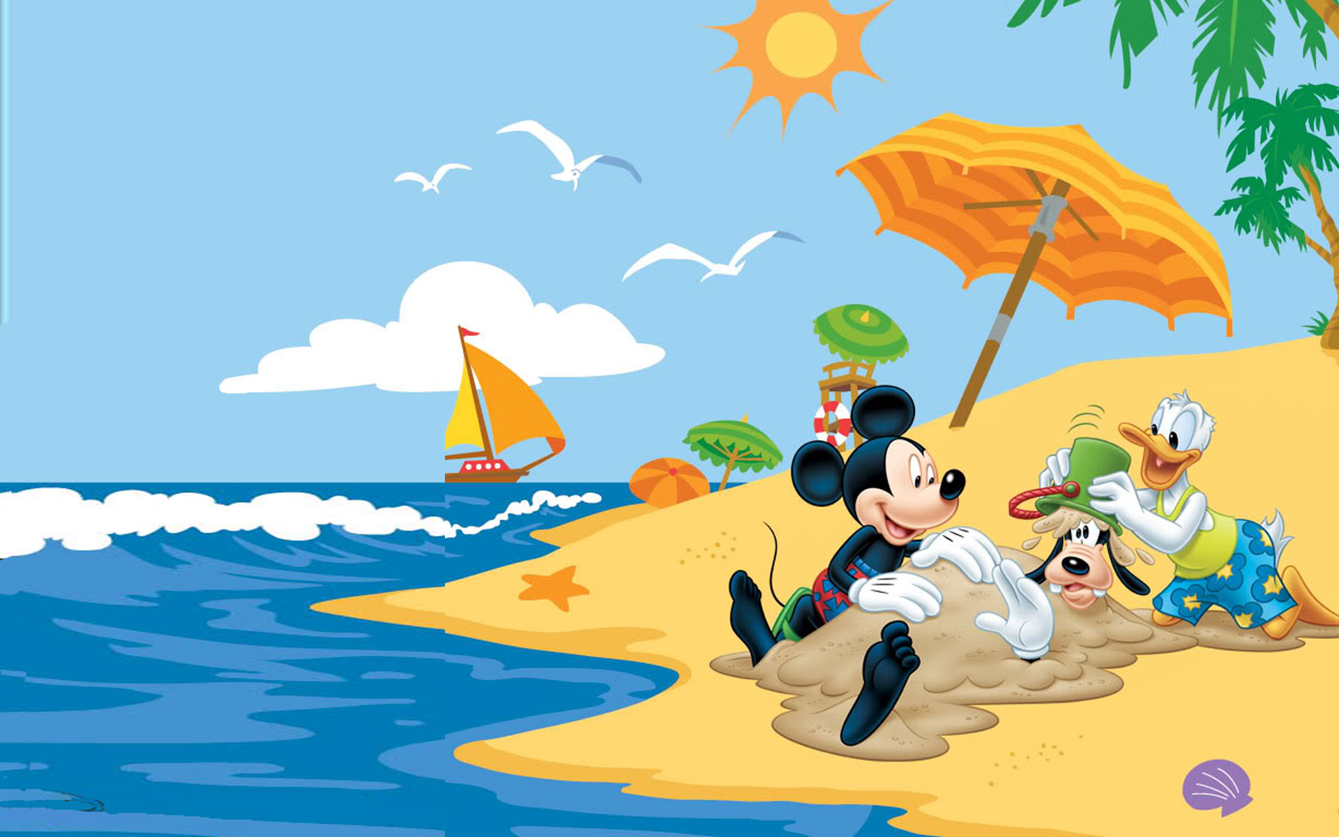 Summer Adventures With Mickey Mouse Donald Duck Goofy Disney