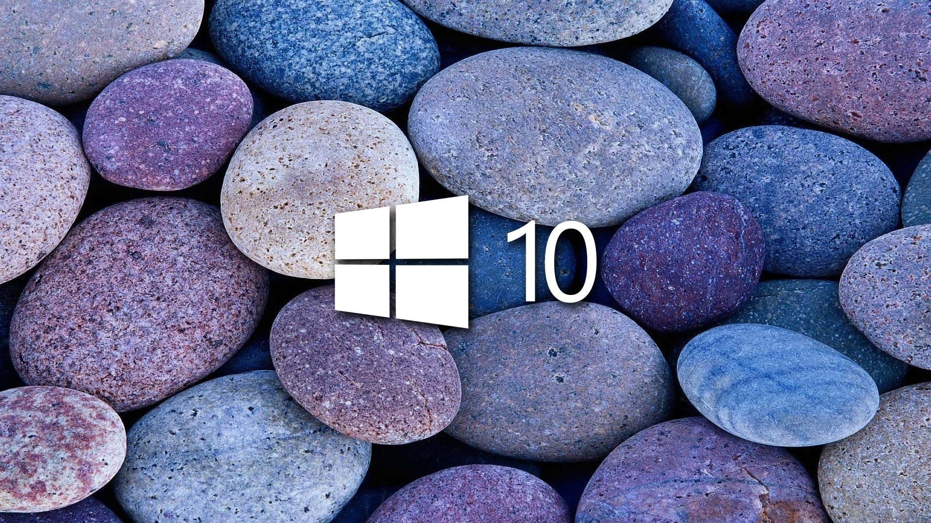 Smooth Stones Windows 10 Background - 4K Wallpaper