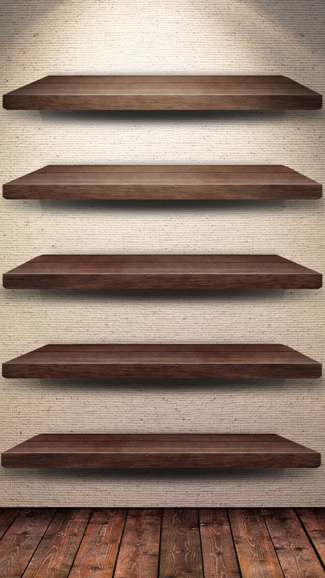 Shelves   The iPhone Wallpapers