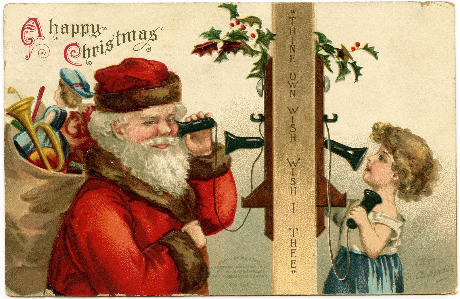 Vintage Santa Wallpaper Jpg