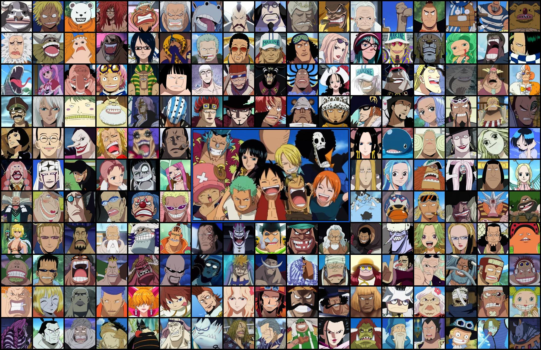 Characters In One Piece HD Wallpaper