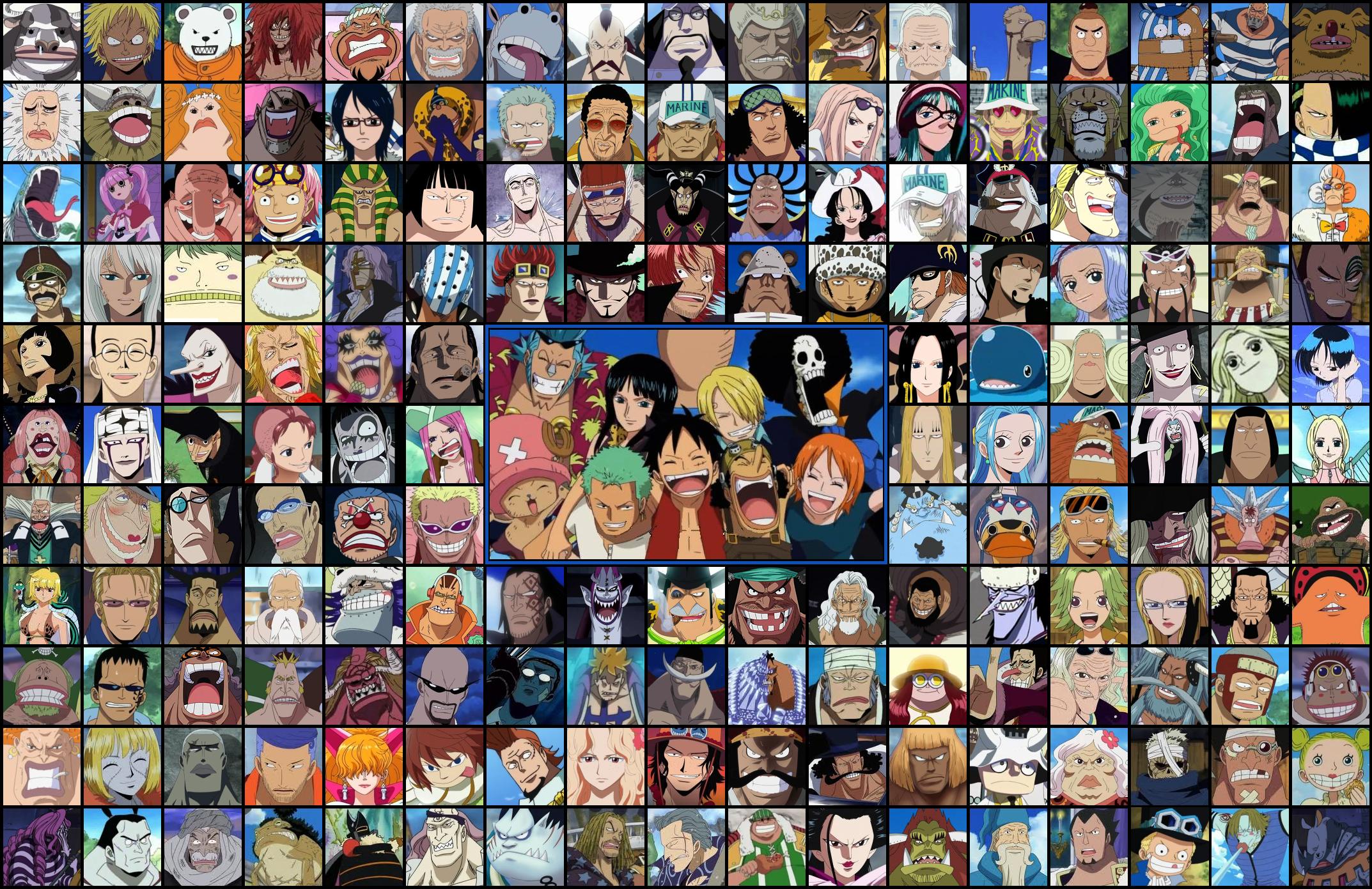 Characters In One Piece Hd Wallpaper