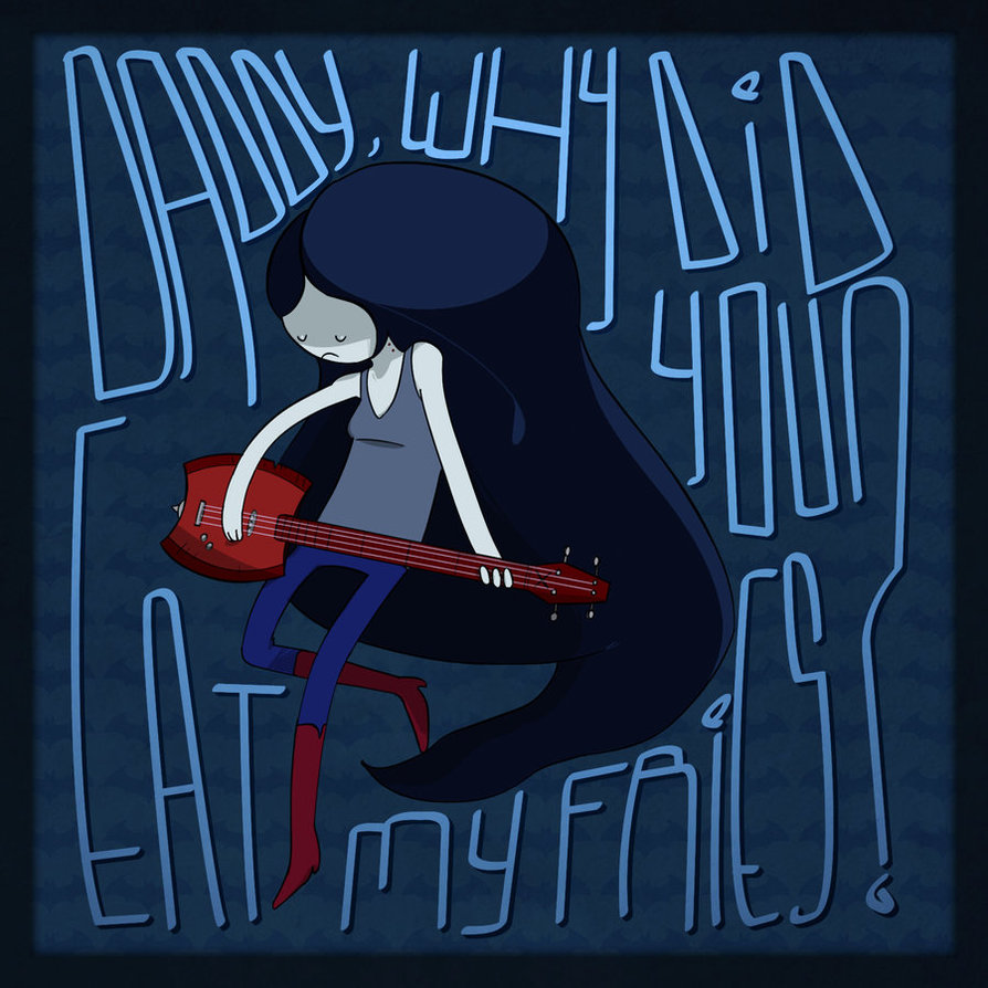 Marceline Fries Song   Adventure Time Fan Art by squar3x on