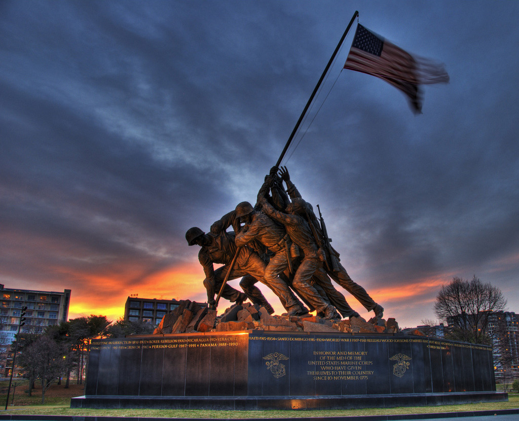 Us Marine Corps Memorial Washington Dc United States