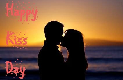 Happy Kiss Day HD Wallpaper For