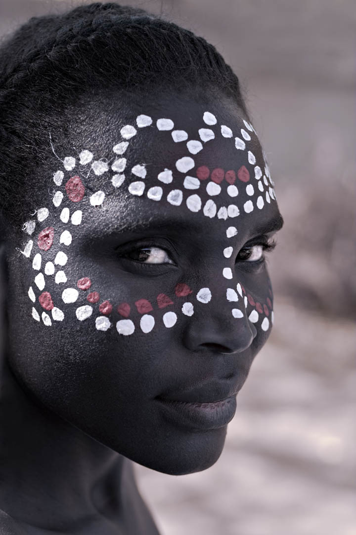 Freckles Face Paint People Wallpaper Of A High Quality African Image