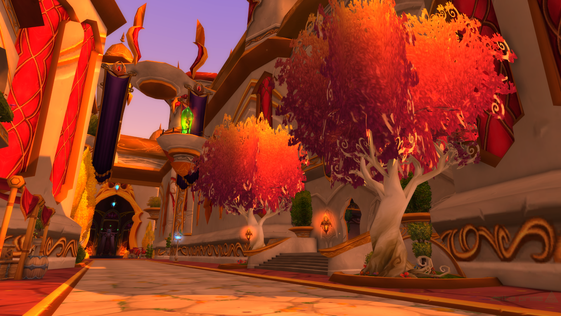 Silvermoon City World Of Warcraft The Burning
