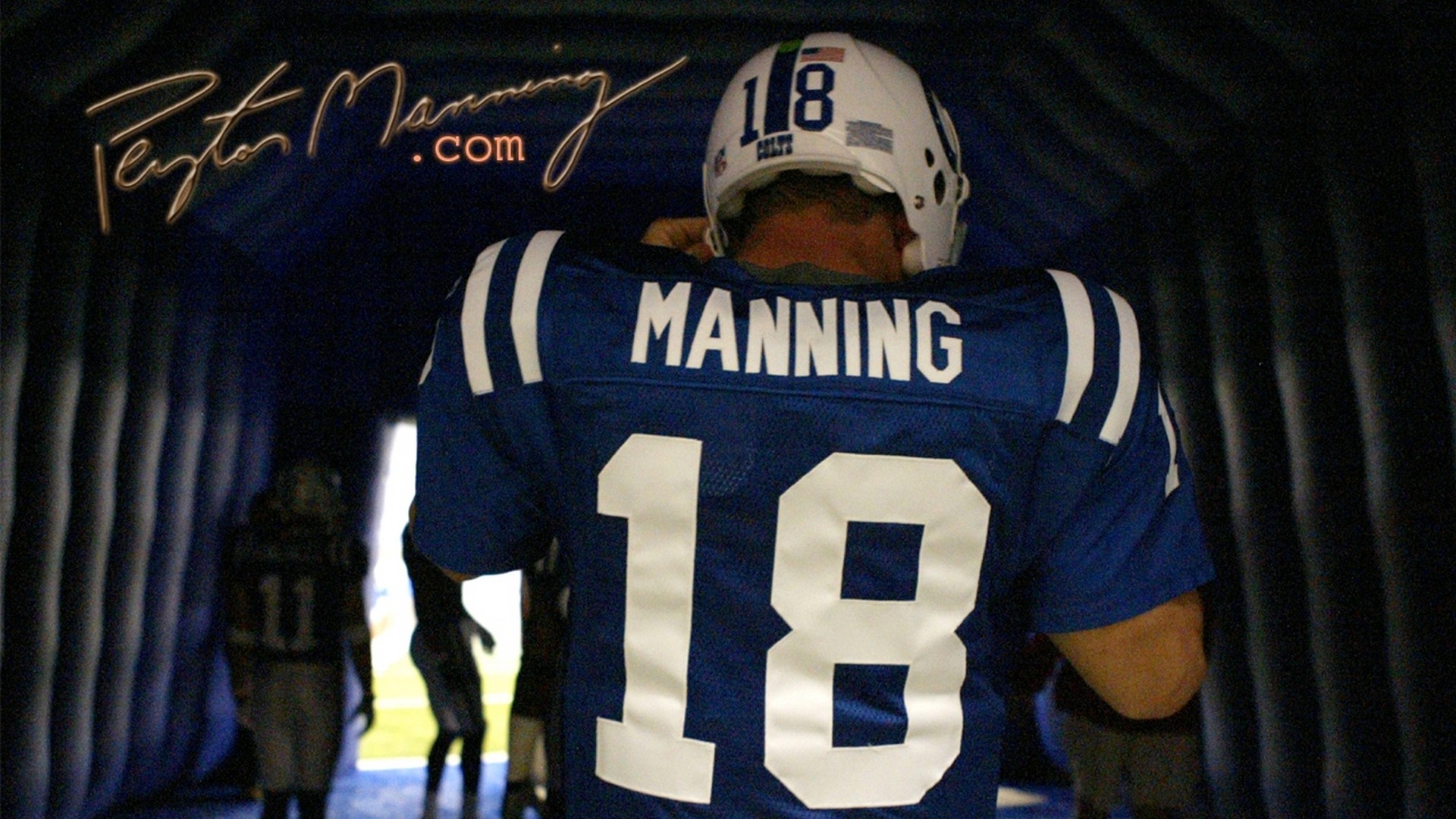 Wallpaper Peyton Manning Indianapolis Colts Nfl Football