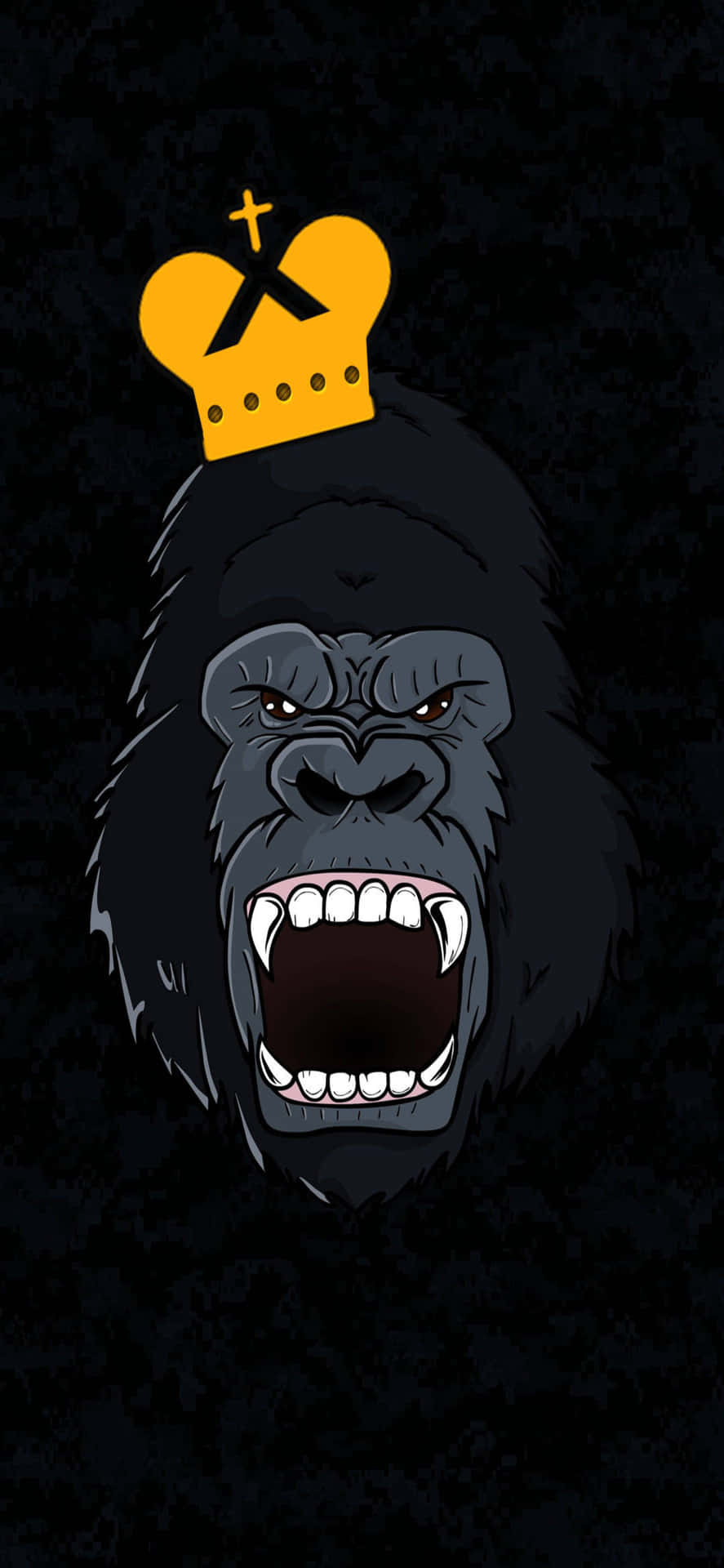 iPhone X Gorilla Background Wallpaper