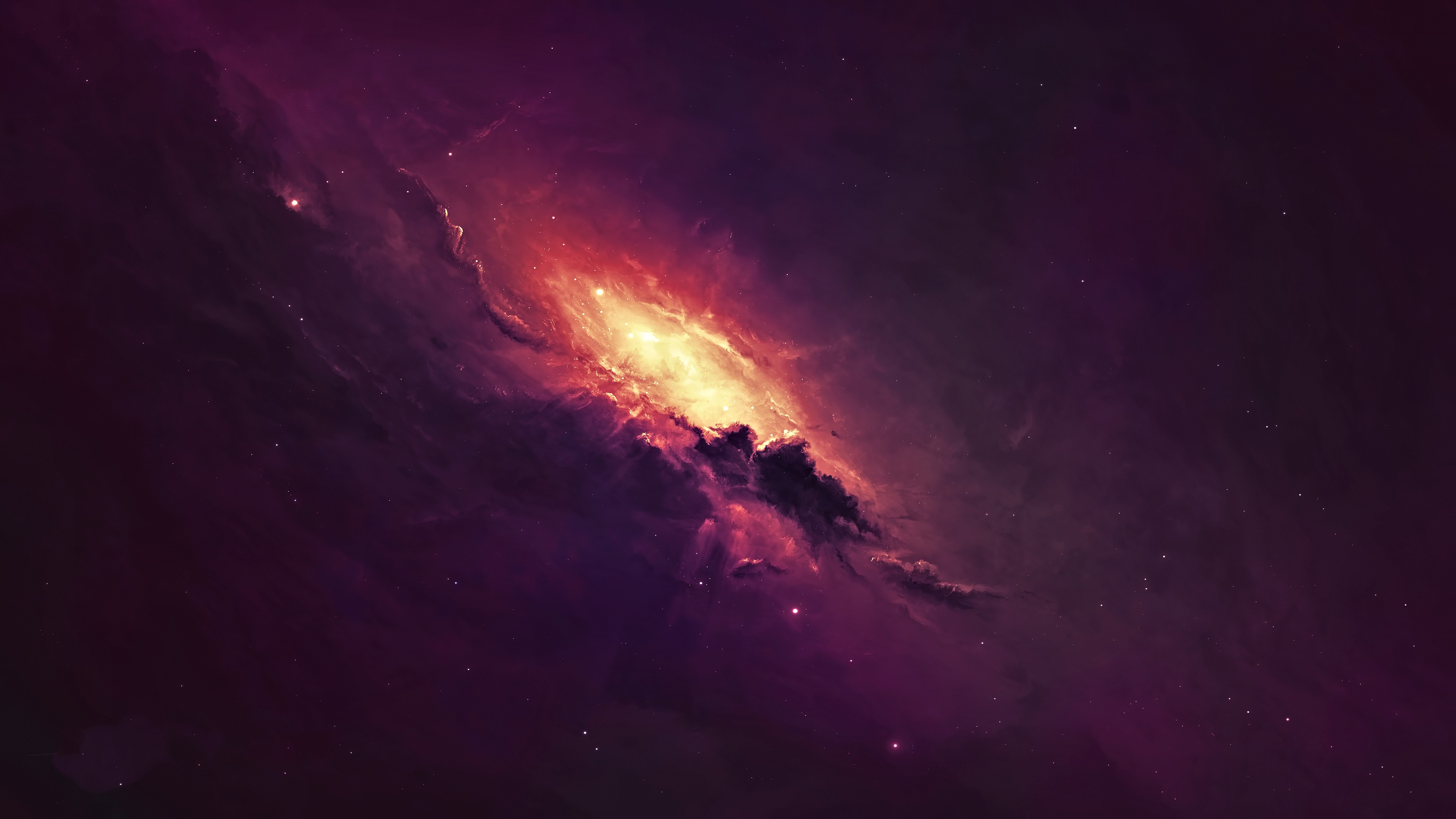 Spiral Galaxy Art 4k Wallpaper