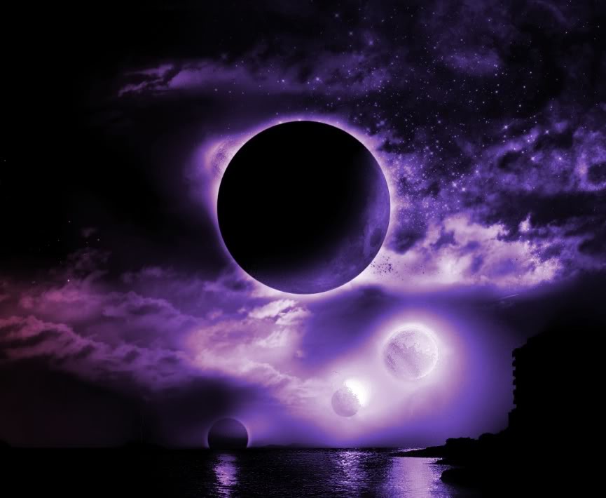 Free download Dark Purple Space Wallpaper Background Theme ...