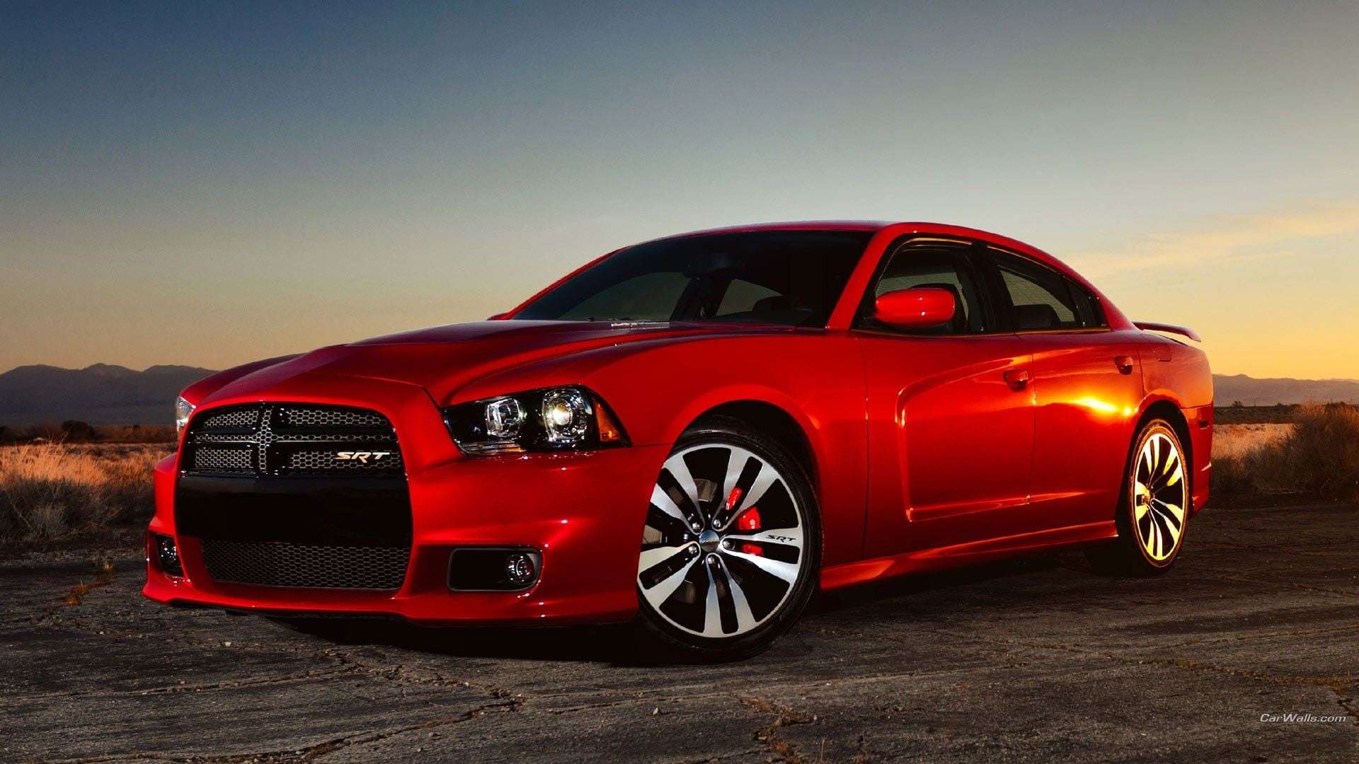 Red Dodge Charger Hellcat Wallpaper
