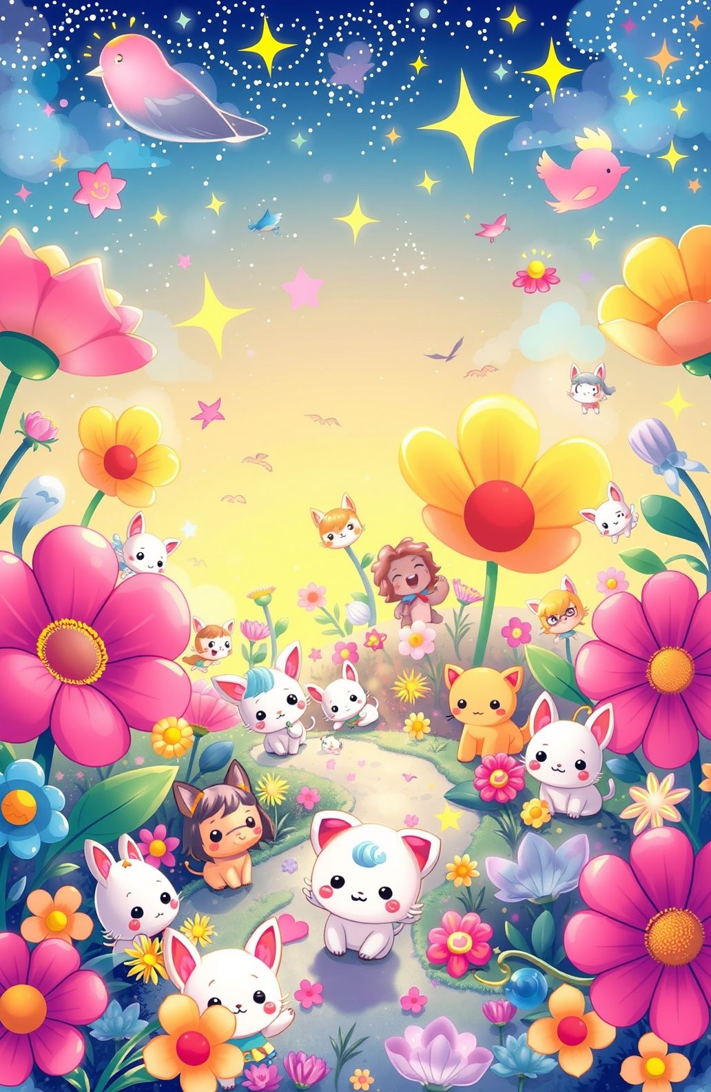 Cute Chibi Wallpaper