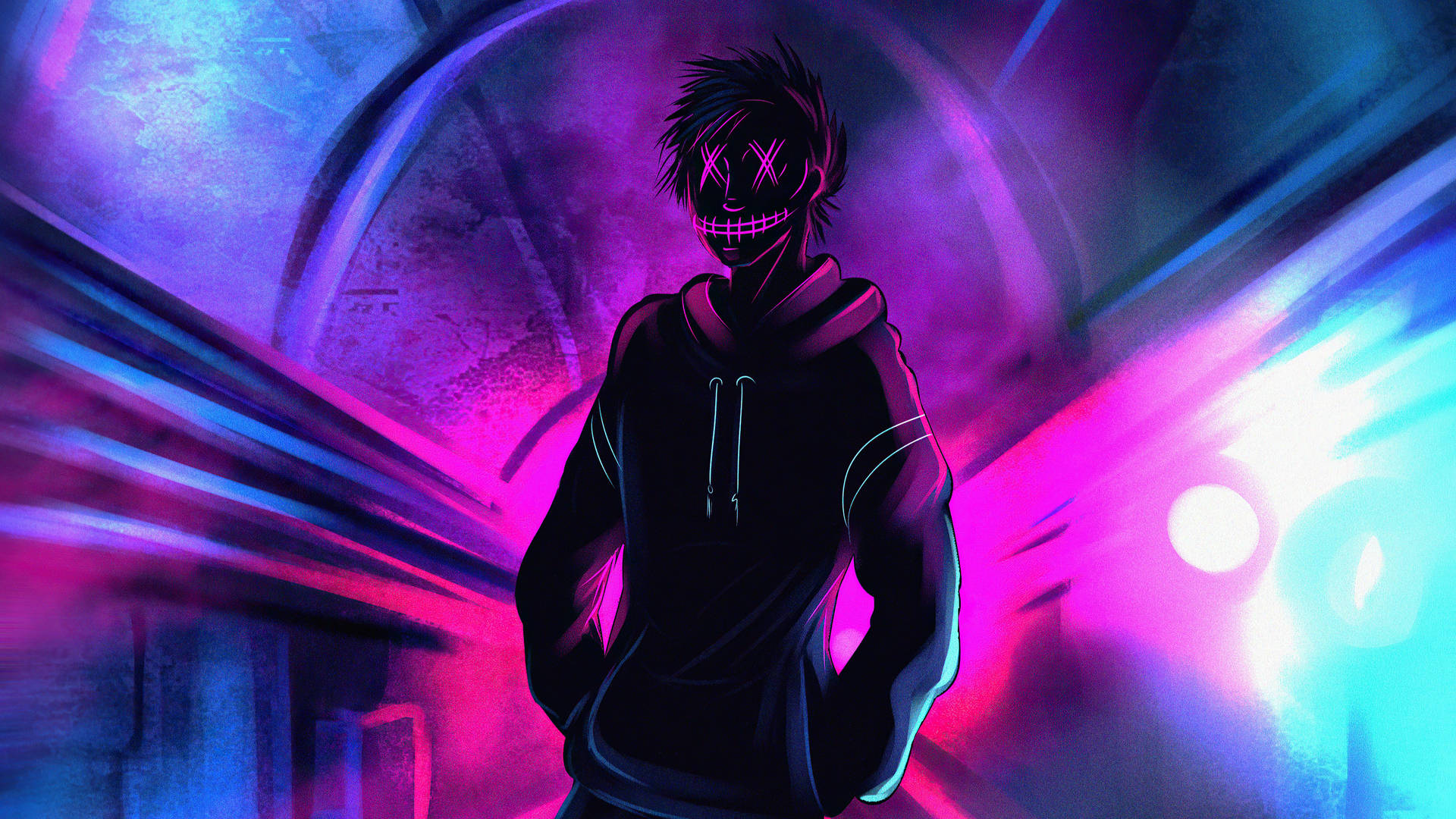 Neon Purple Wallpaper