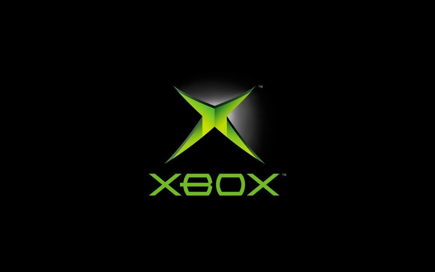 Classic Xbox Logo on Black Background