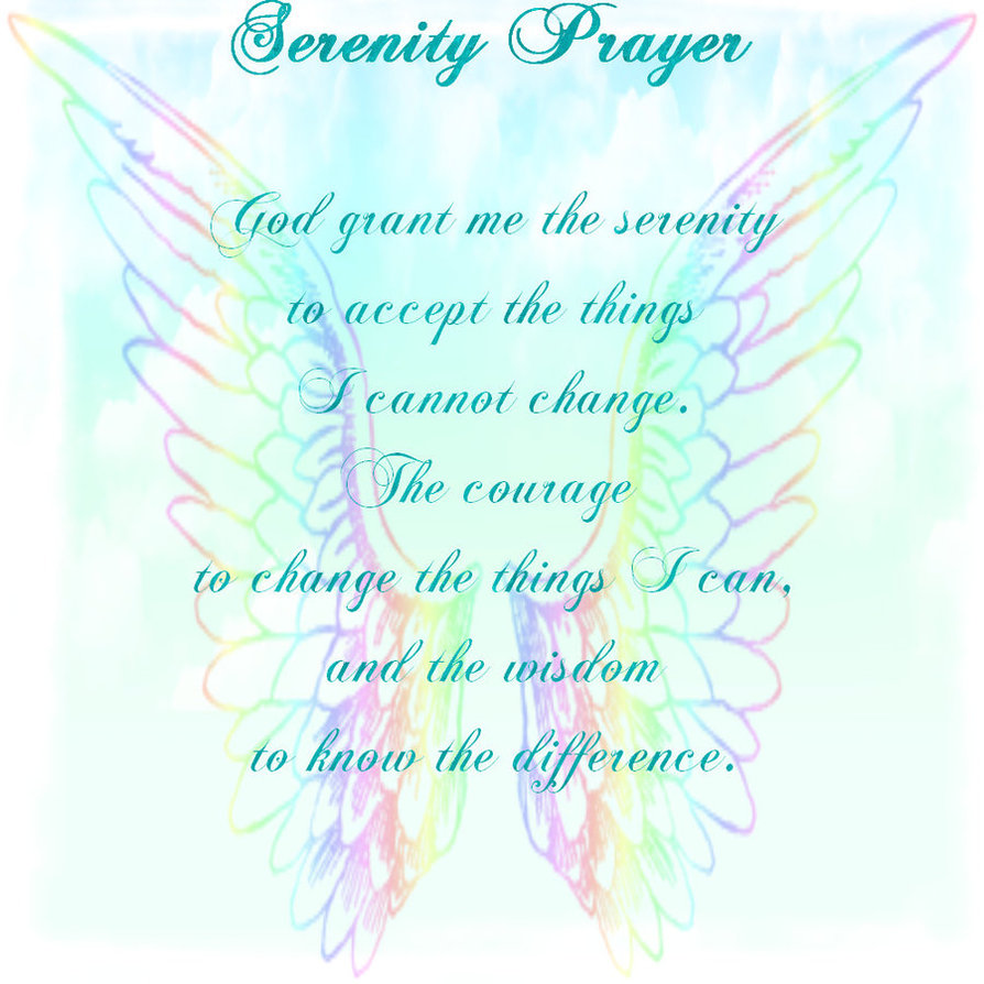 Serenity Prayer By Heartofserenity
