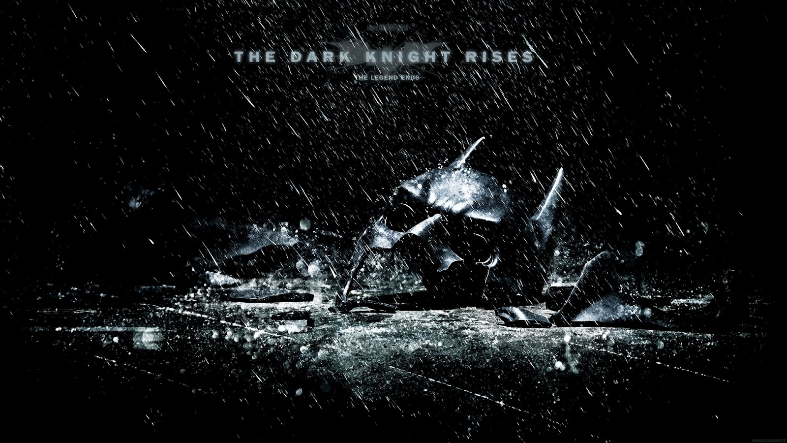 Rendered Bits The Dark Knight Rises Movie Wallpaper 1600x900