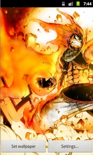 Natsu Dragneel From Fairy Tail He Is A Fire Dragon User