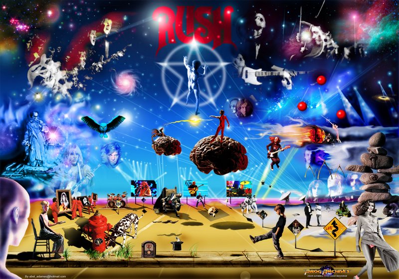 Rush Collage By Member Darksideof Wallpaper