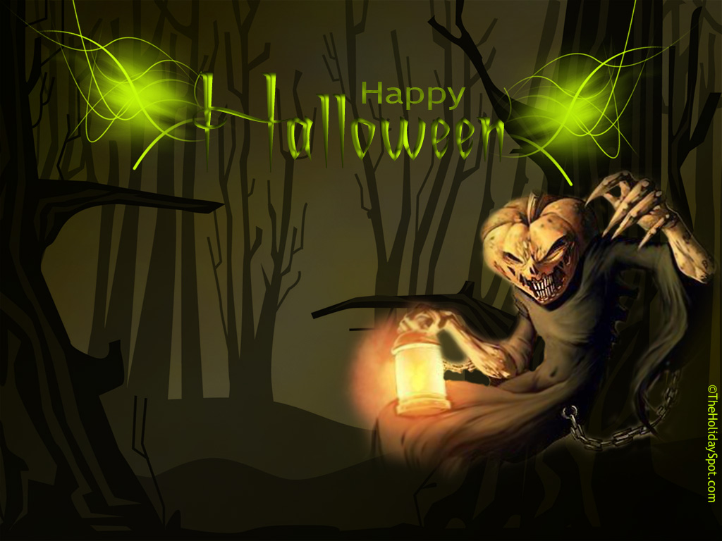  Halloween wallpaper   1024x768 Scary Jack o lantern wallpaper