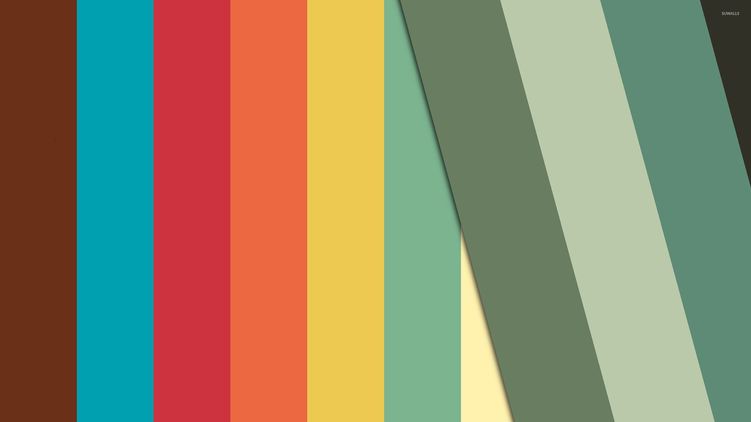 Colorful Stripes Wallpaper Abstract