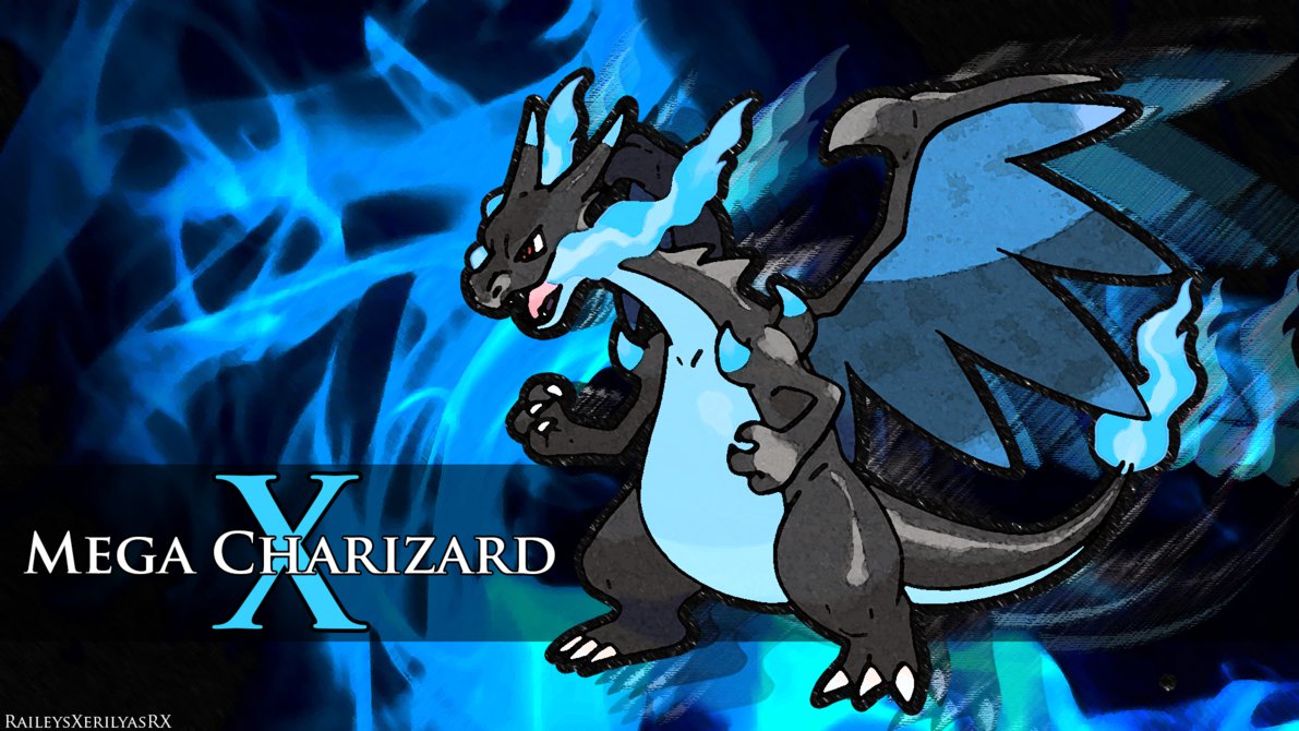Featured image of post Pokemon Mega Charizard X Wallpaper When expelling a blast of superhot fire the red flame at the tip of its tail burns more