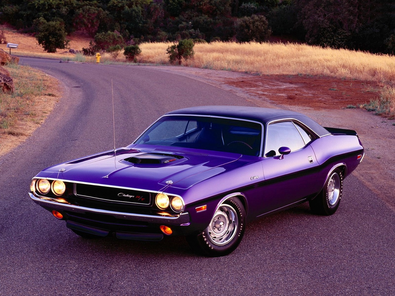 Classic Car Posters Dodge Challenger