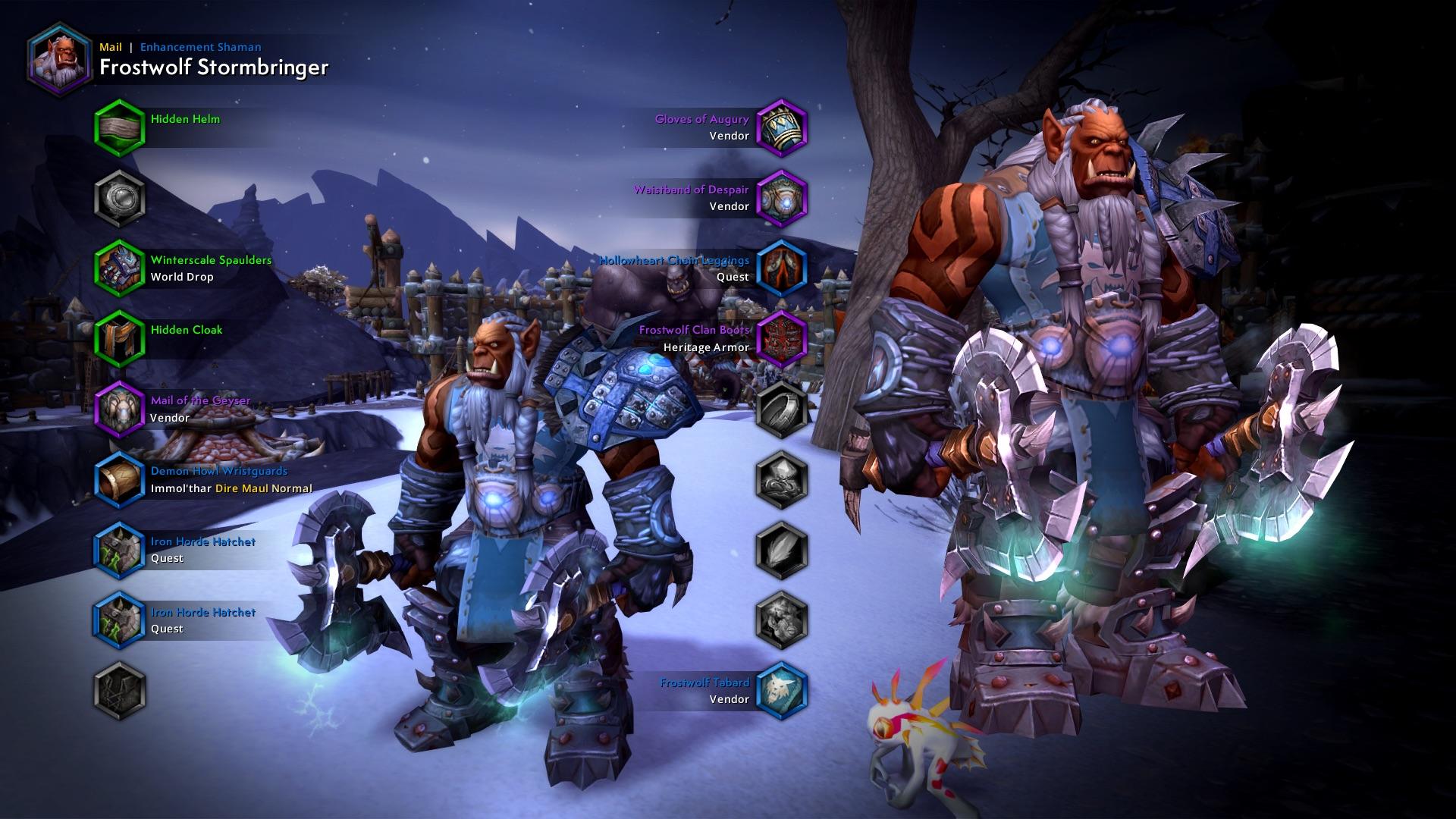 Frostwolf Stormbringer Transmogrification