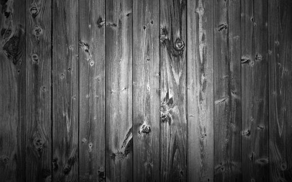 Great Looking Wooden Plank Rendered In Artistic Black And White Effect