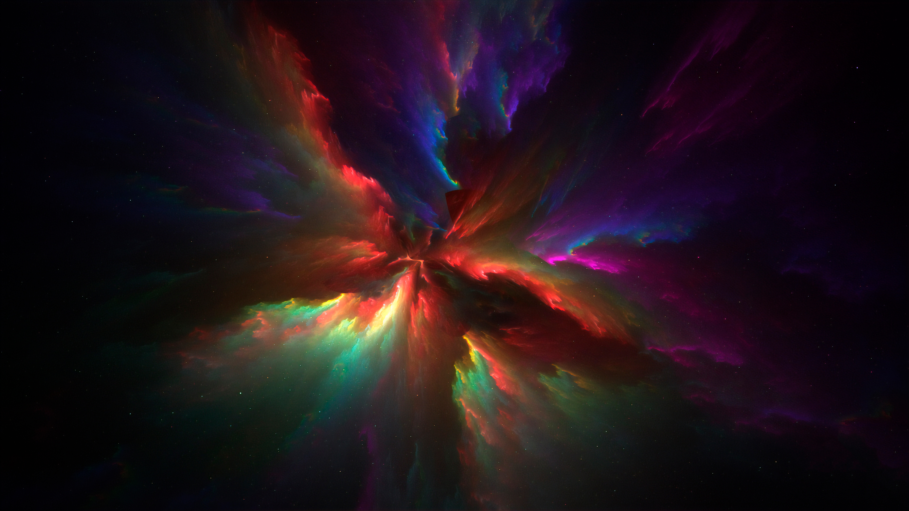 The Colors Of Universe Abstract 4k Wallpaper HD