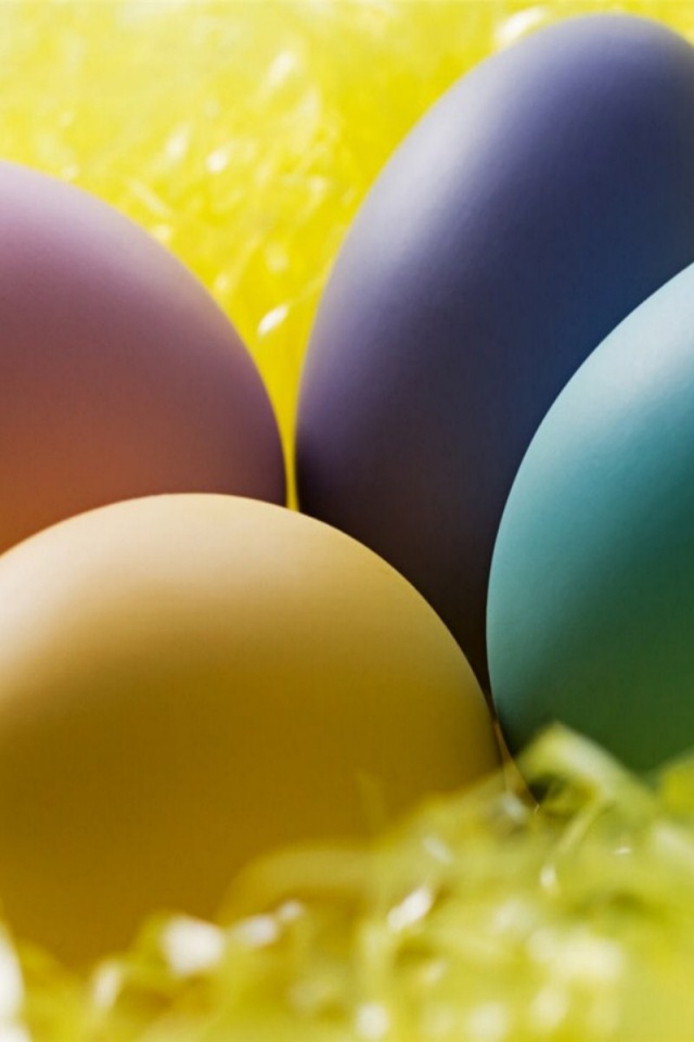 HD Easter Eggs Background iPhone Wallpaper And Background