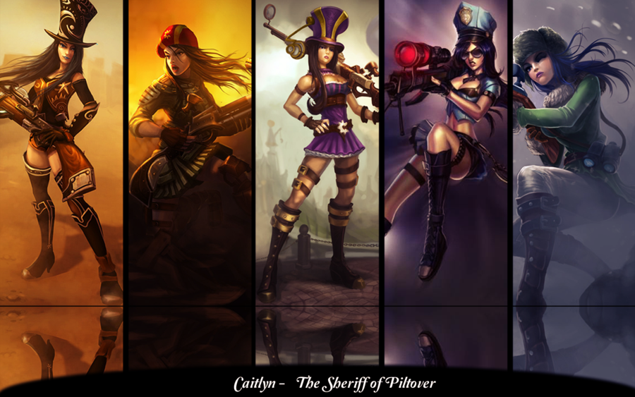 Caitlyn Wallpaper League Of Legends Ver By Grycio On