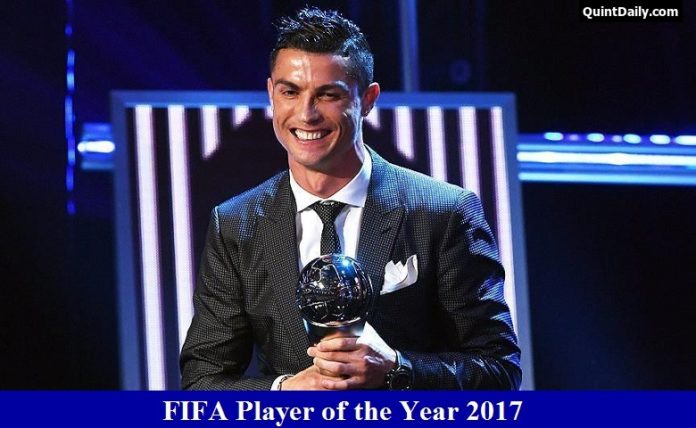 Cristiano Ronaldo Fifa Player Of The Year Quintdaily