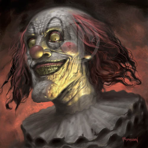 Evil Clown Image Halloween Special Techie Ger