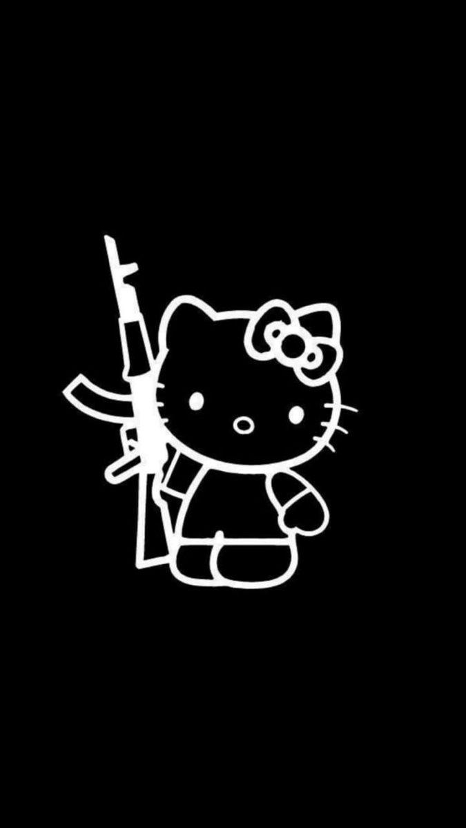 Hello Kitty In iPhone Wallpaper