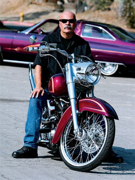 Auto Harley Davidson Guy