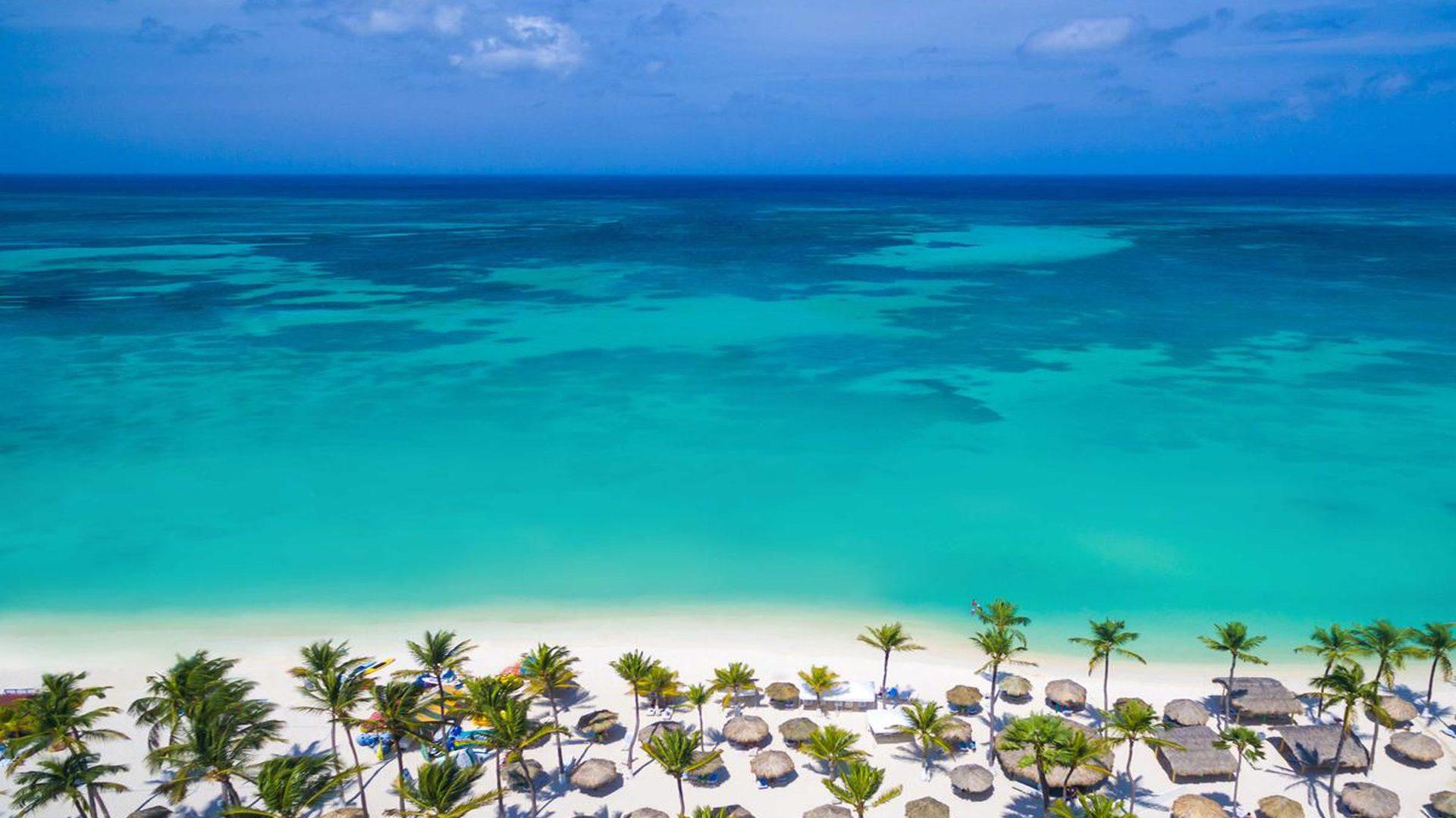 Palm Eagle Beach Resort Aruba South America HD Wallpaper Gnome