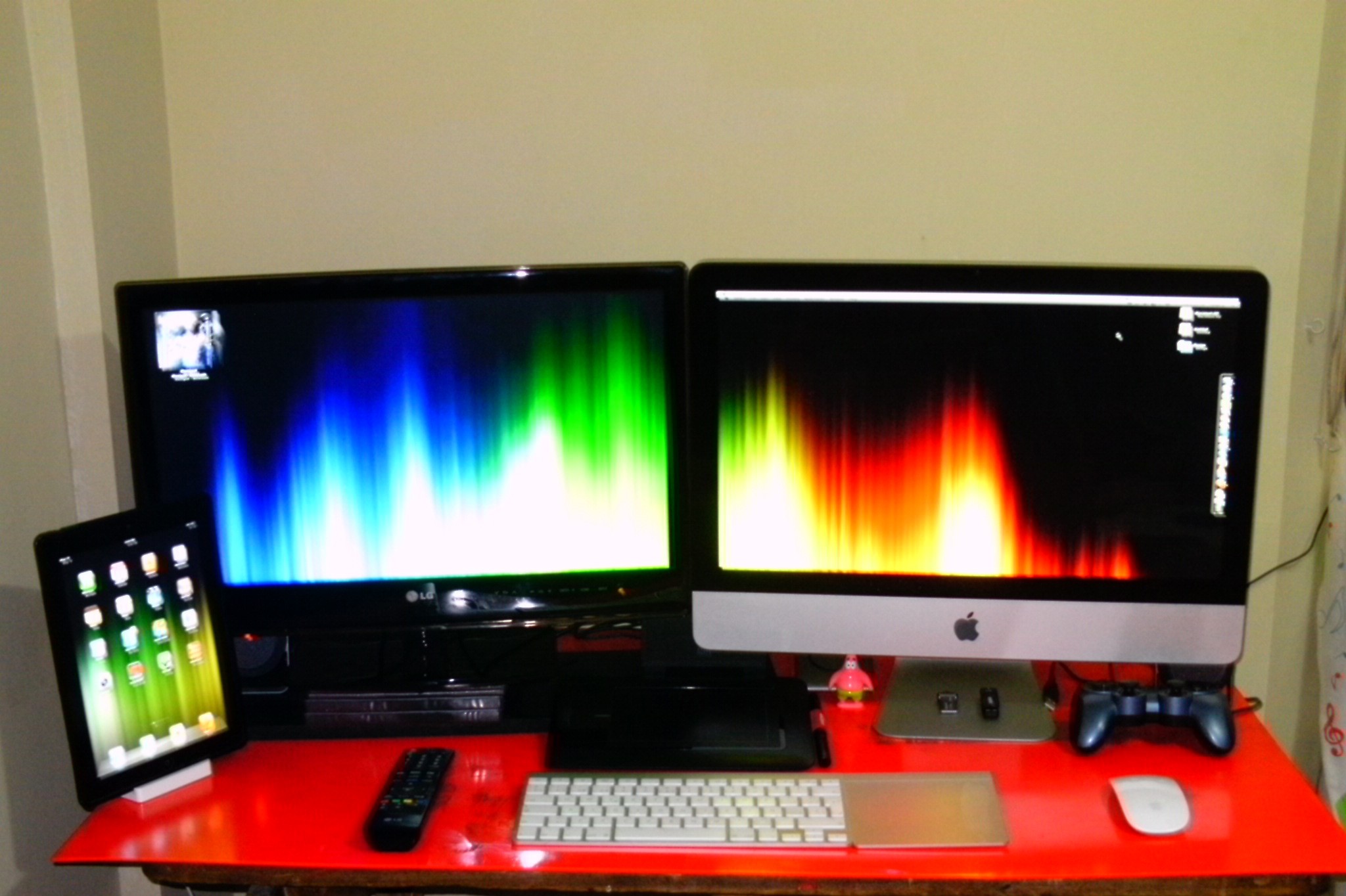 ergonomic How To Setup Dual Monitor Desktop Background Mac 